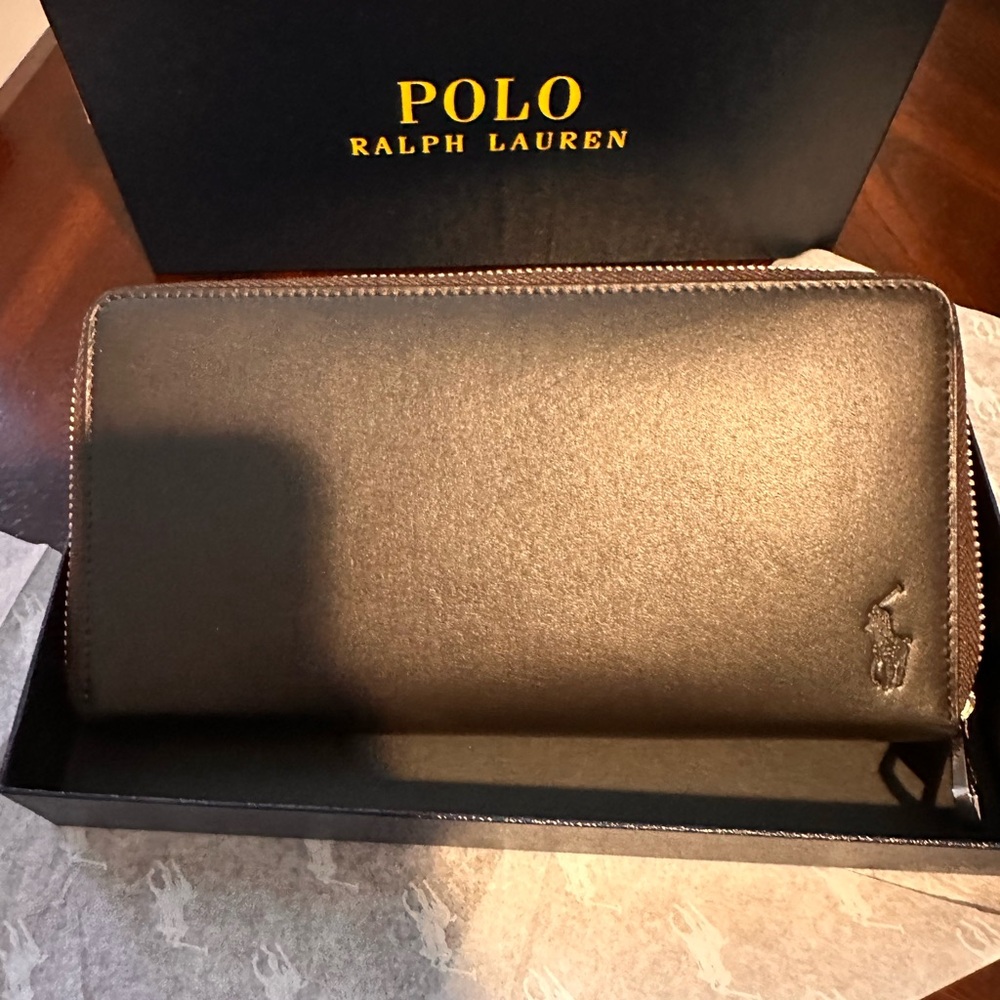 New Polo Ralph Lauren brown  Wallet